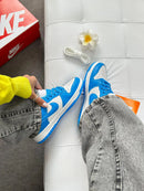 Nike DUNK BRANCO AZUL CELESTE