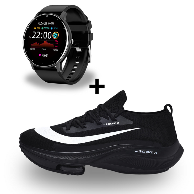 Kit Exclusivo - Tênis Speed Runner + Relógio Inteligente (Lige)