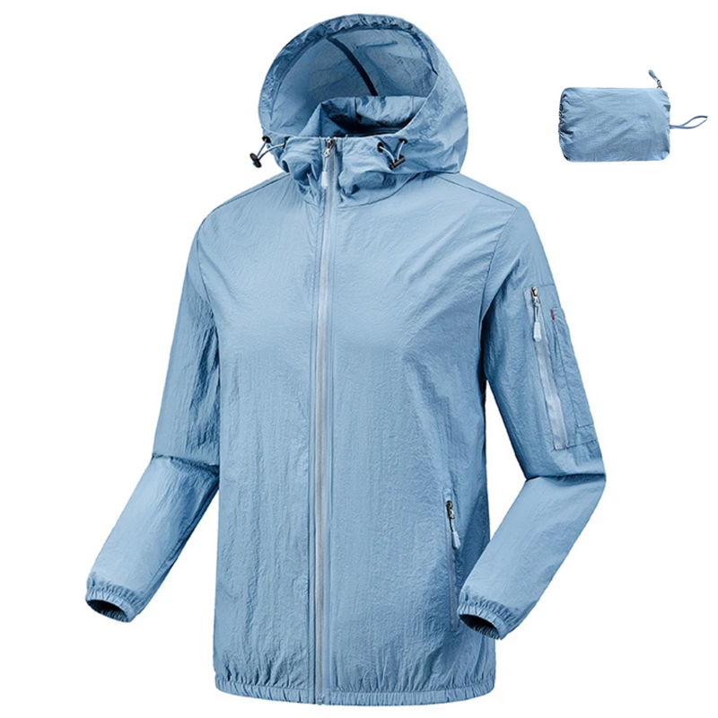 Corta-vento Clozock Thunderveil - Dobrável, Impermeável e UPF40+