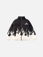 Jaqueta Puffer Gola Alta 'Ares Fire'