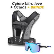 KIT Performance + Óculos Esportivo UV + Colete Ultraleve