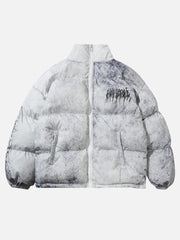 Jaqueta Puffer Gola Alta 'Bear Alone'