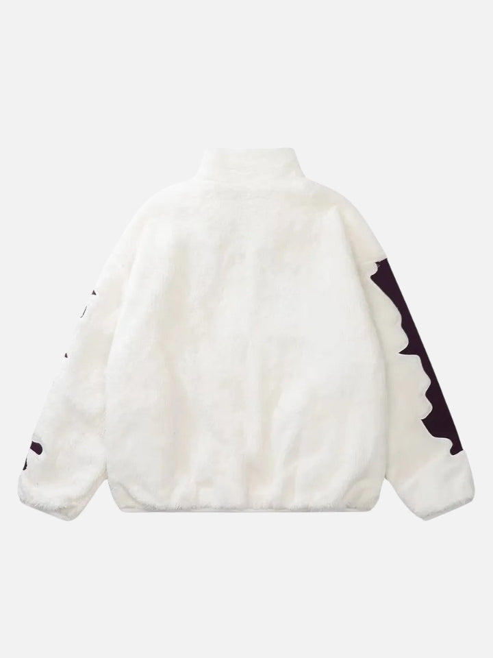 Jaqueta Masculina Zok Chest de Gola Alta Peluciada