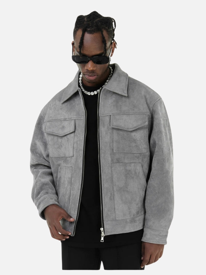 Jaqueta Masculina "Zok Double Zip" Streetwear
