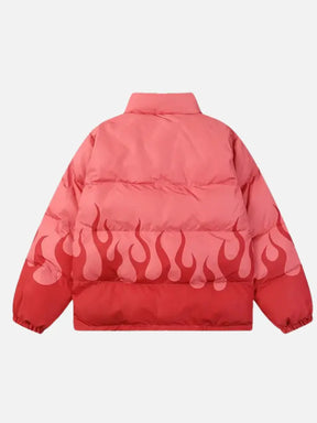 Jaqueta Puffer Gola Alta 'Ares Fire'