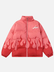 Jaqueta Puffer Gola Alta 'Ares Fire'