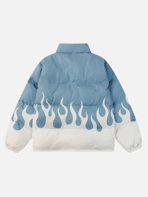 Jaqueta Puffer Gola Alta 'Ares Fire'