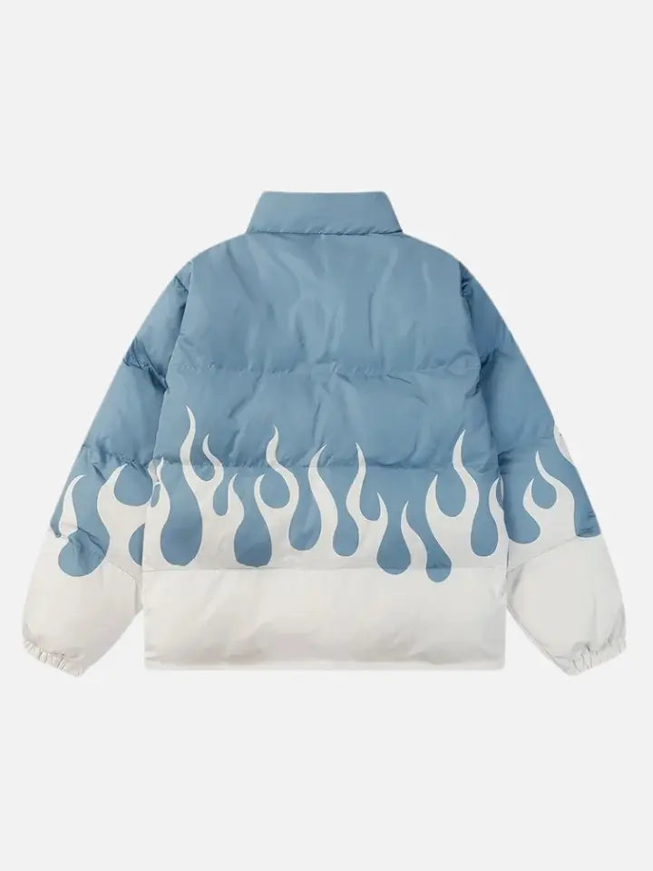 Jaqueta Puffer Gola Alta 'zok Ares Fire'