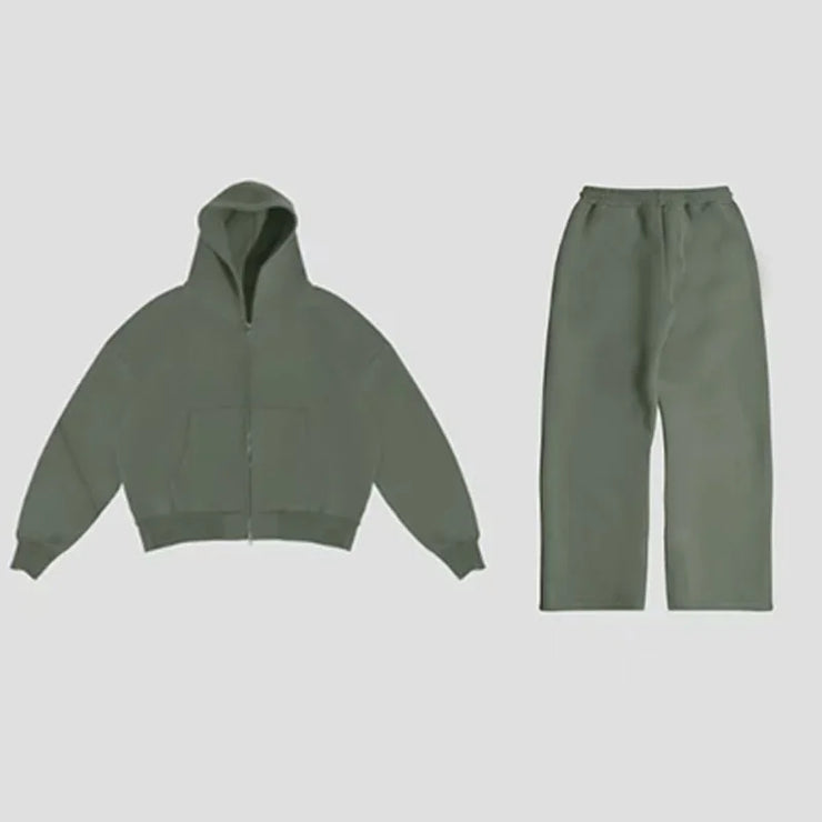 Green hoodie