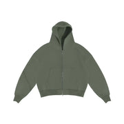 Green hoodie