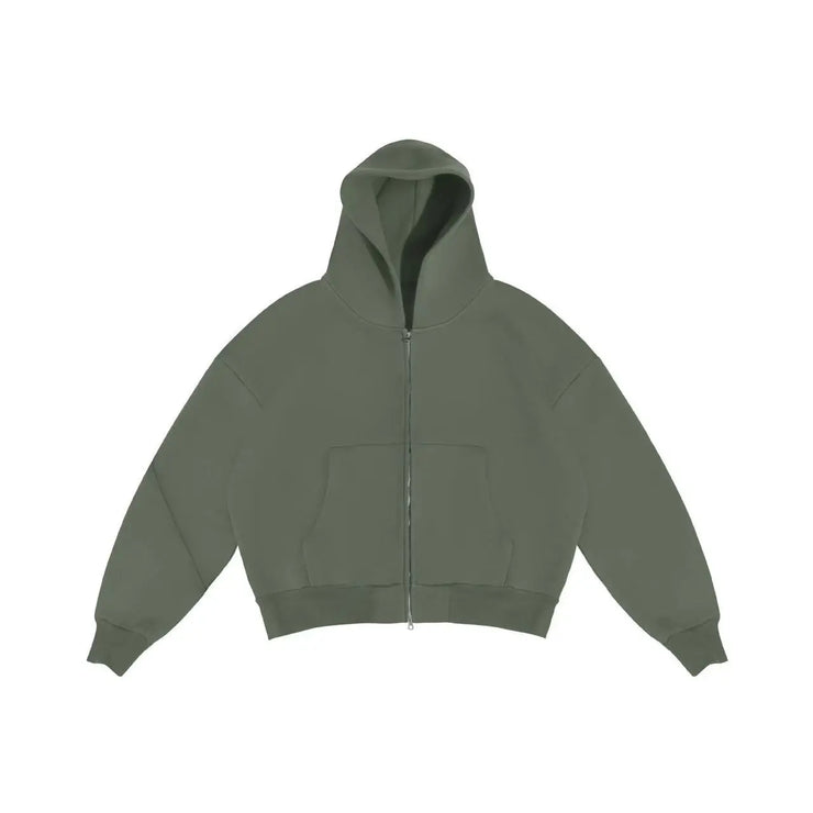 Green hoodie
