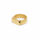 Anel Bullet Banhado a Ouro 18k