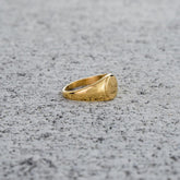 Anel sinete Gold Banhado a Ouro 18k