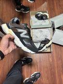 Tênis New Balance 9060 Couro - Preto/Marrom